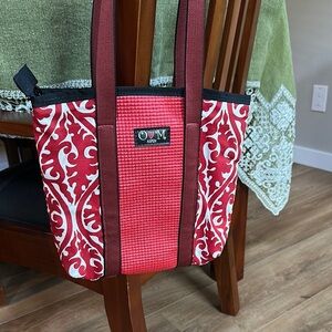 OM Aspen Brand Upcycled Paisley Shoulder Tote Bag